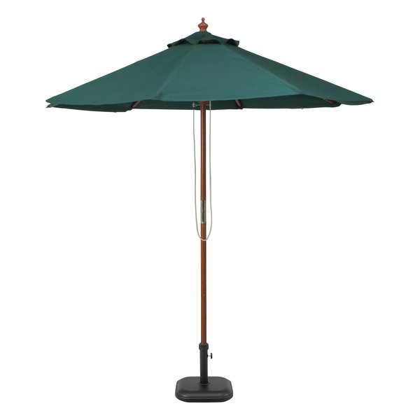 木製パラソルII 直径210cm グリーン 210GR