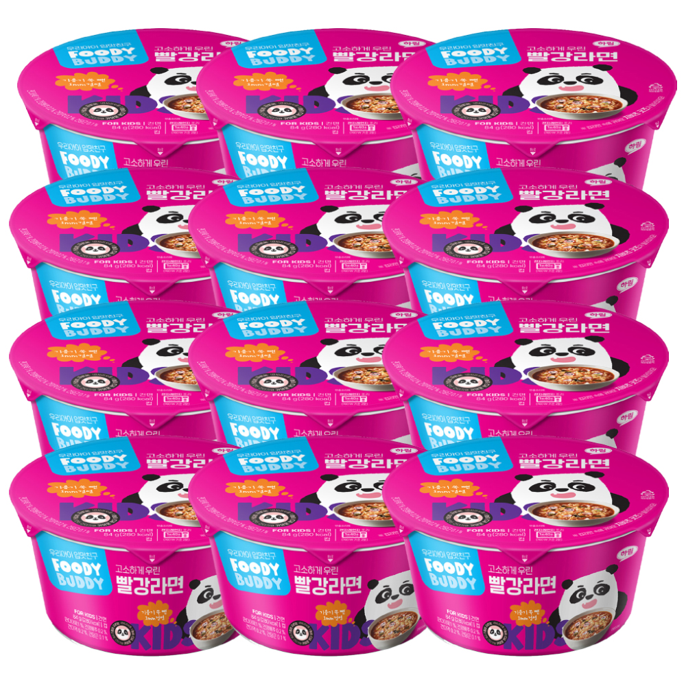 [フーディーバディー] [Foody Buddy] 香ばし 赤ラーメンカップ ラーメン 84g x12個