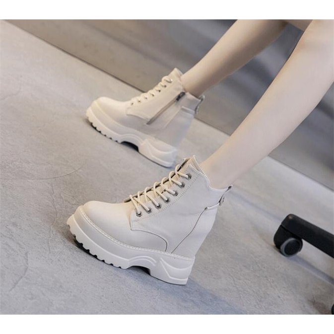 マーティンブーツ レディース インソール 厚底 ブーツ ワークブーツ ショートブーツ 秋 紐 冬 シューズ 靴