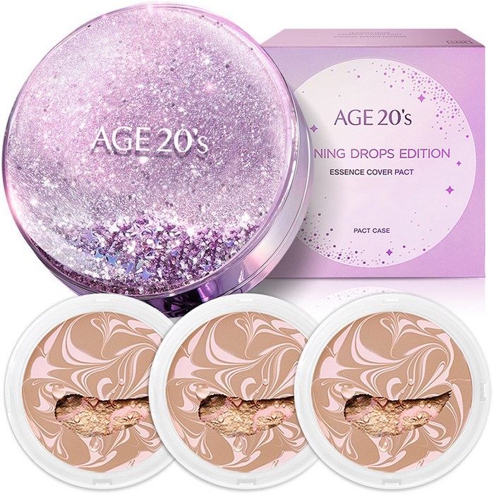 シャイニングドロップ ファクト エディション ケース + 詰め替え 12.5g x 3p23号(ピンクラテ)