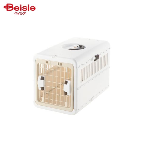 リッチェル キャンピングキャリー折りたたみM アイボリー ペット