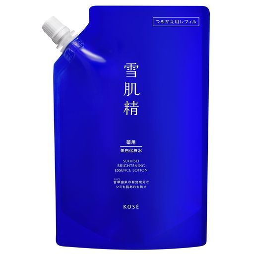 雪肌精 美白化粧水 【医薬部外品】 薬用雪肌精 ブライトニング エッセンス ローション つめかえ用 310mL 化粧水 美白 肌あれ シミ くすみ ハトムギ 甘草 漢方 和漢