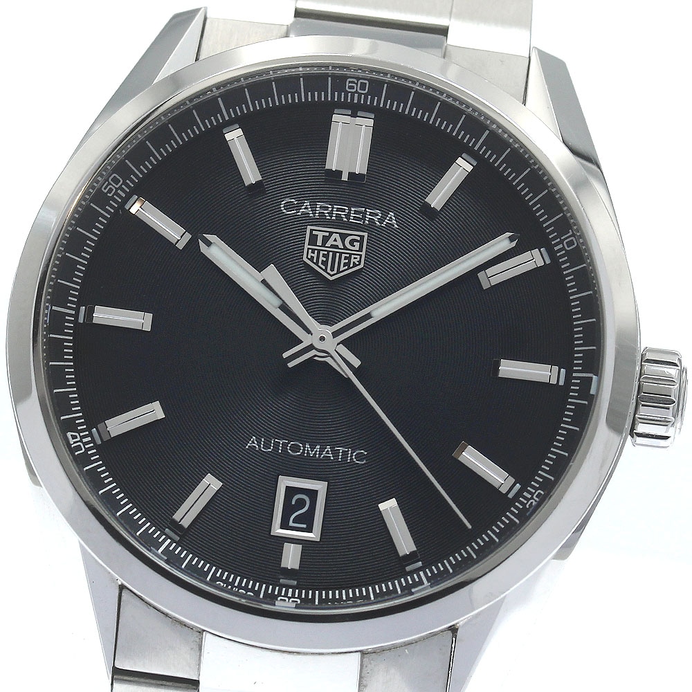 タグホイヤー TAG HEUER WBN2110 カレラ キャリバー5 デイト 自動巻き メンズ 良品 _881829【中古】