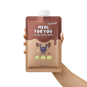 [公式] ミールフォーユー チョコプロテインボム (1box, 50g * 7ea)