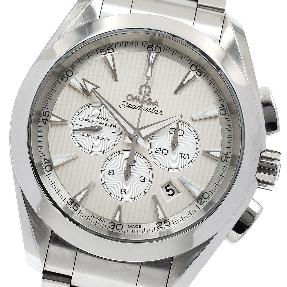 オメガ OMEGA 231.10.44.50.09.001 シーマスター150 デイト クロノグラフ 自動巻き メンズ _894341【中古】