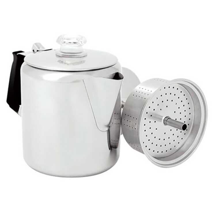 ジーエスアイ ステンレス パーコレーター 6CUP 高さ15.5cm（880ml） #11870006B-000