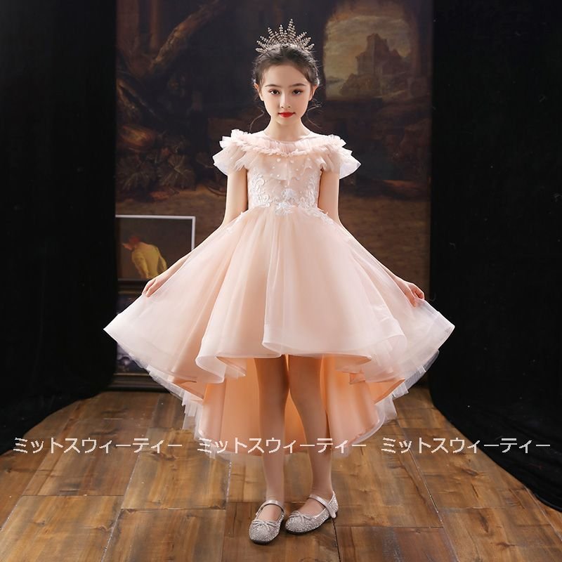子供ドレス 発表会 ピアノ発表会 ピンク ホワイト 結婚式 フォーマル ドレス ミニドレス 女の子