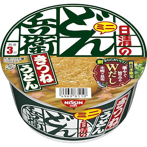 【迅速発送】どん兵衛 きつねうどんミニ (西) 日清食品 カップ麺 42g×12個