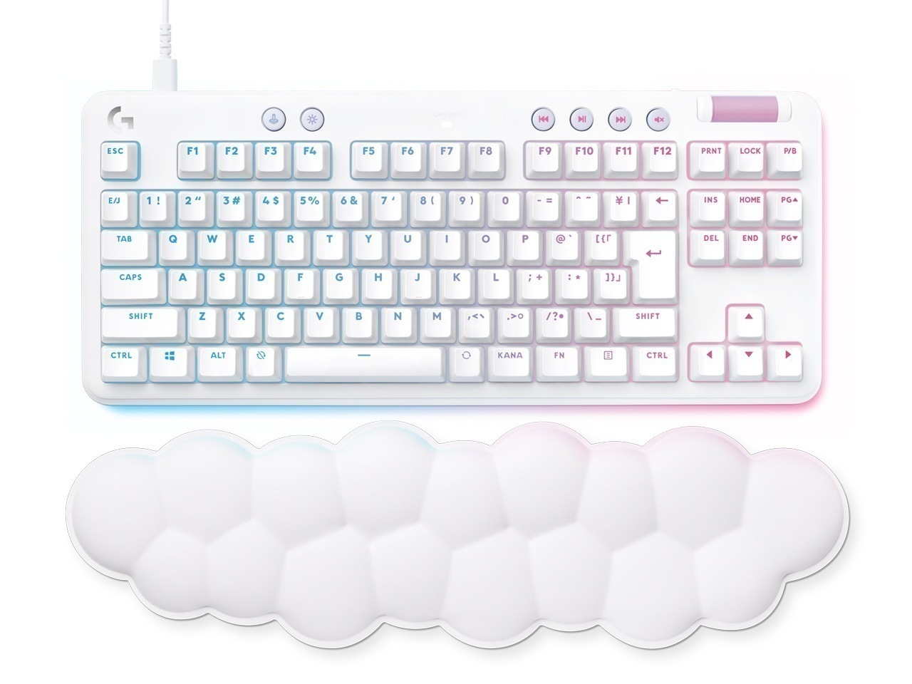 G713 Gaming Keyboard-Linear G713-LN [ホワイトミスト] ゲーミングキーボード＋リストレスト 有線