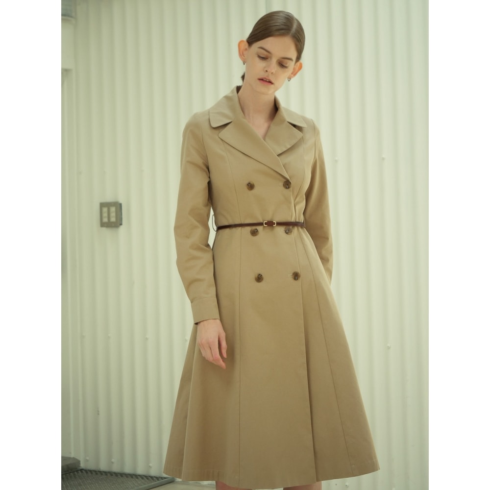 ACUD トレンチドレス ベージュ