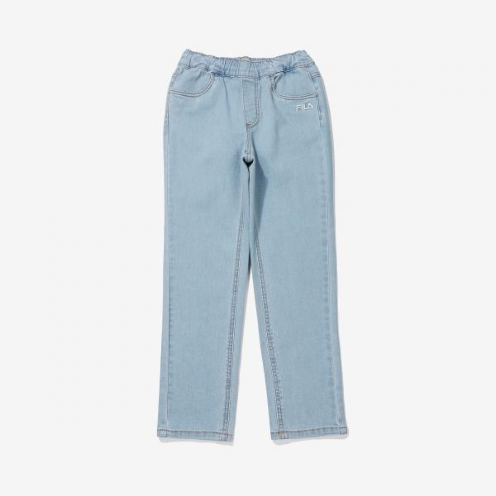 フィラキッズ デニムレギュラーフィットパンツ FK2PTF1103X_LDE