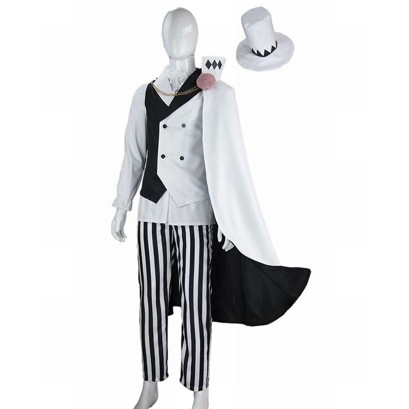 【品質保証 一部分3日出荷】文豪ストレイドッグス 文スト ニコライ・ゴーゴリ コスチューム コスプレ衣装 帽子付き 9点セット サイズ SXXL