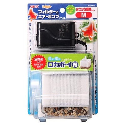 他サイト： ＧＥＸ　おさかな飼育セット　Ｍ　ロカボーイ　フィルター＋エアレーションセット　４０ー６０ｃｍ水槽　ＣＲＣ10―03―09―20―00の商品画像