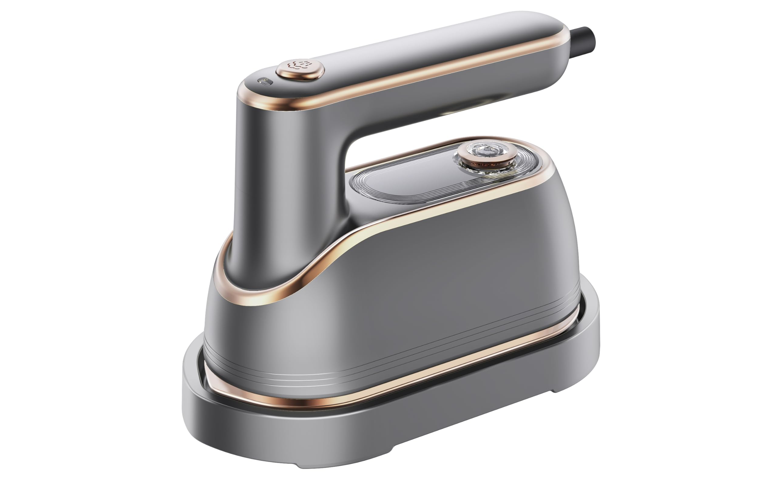 スチームアイロン GH-CS1 折畳み式 ハンドル180回転 コード付き 大容量