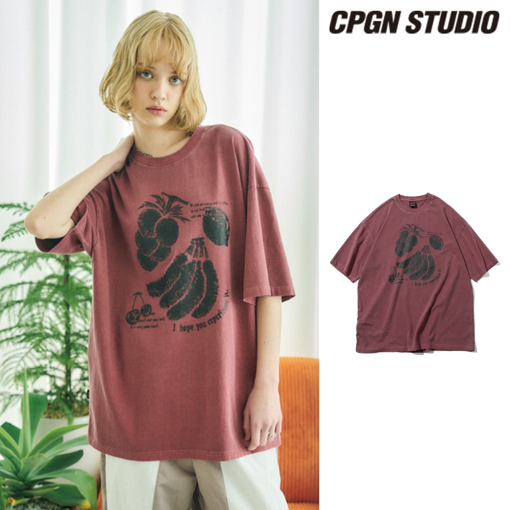 【CPGN STUDIO】 How Sweet Pigment Short Sleeve T-shirt