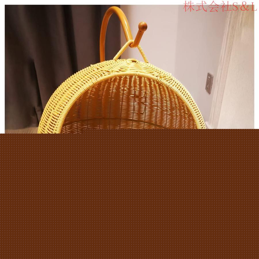 ラタン編み ペットハウス 手編み 天然素材 籐の猫のベッド 丈夫 耐摩耗性 防湿 快適 通気性 清潔 無味 洗える ペットベッド 藤編み ラタン ドーム型 クッション