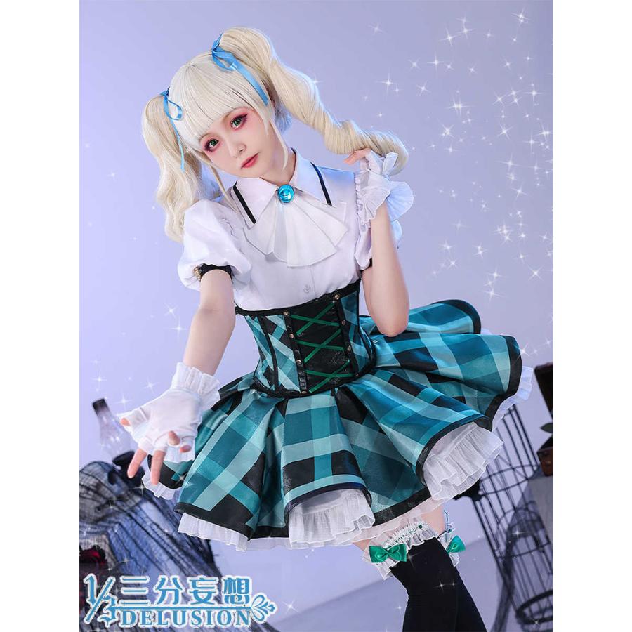 R【三分妄想13Delusion】アイカツアイドルカツドウ 藤堂ユリカ コスプレ衣装 コスチューム38