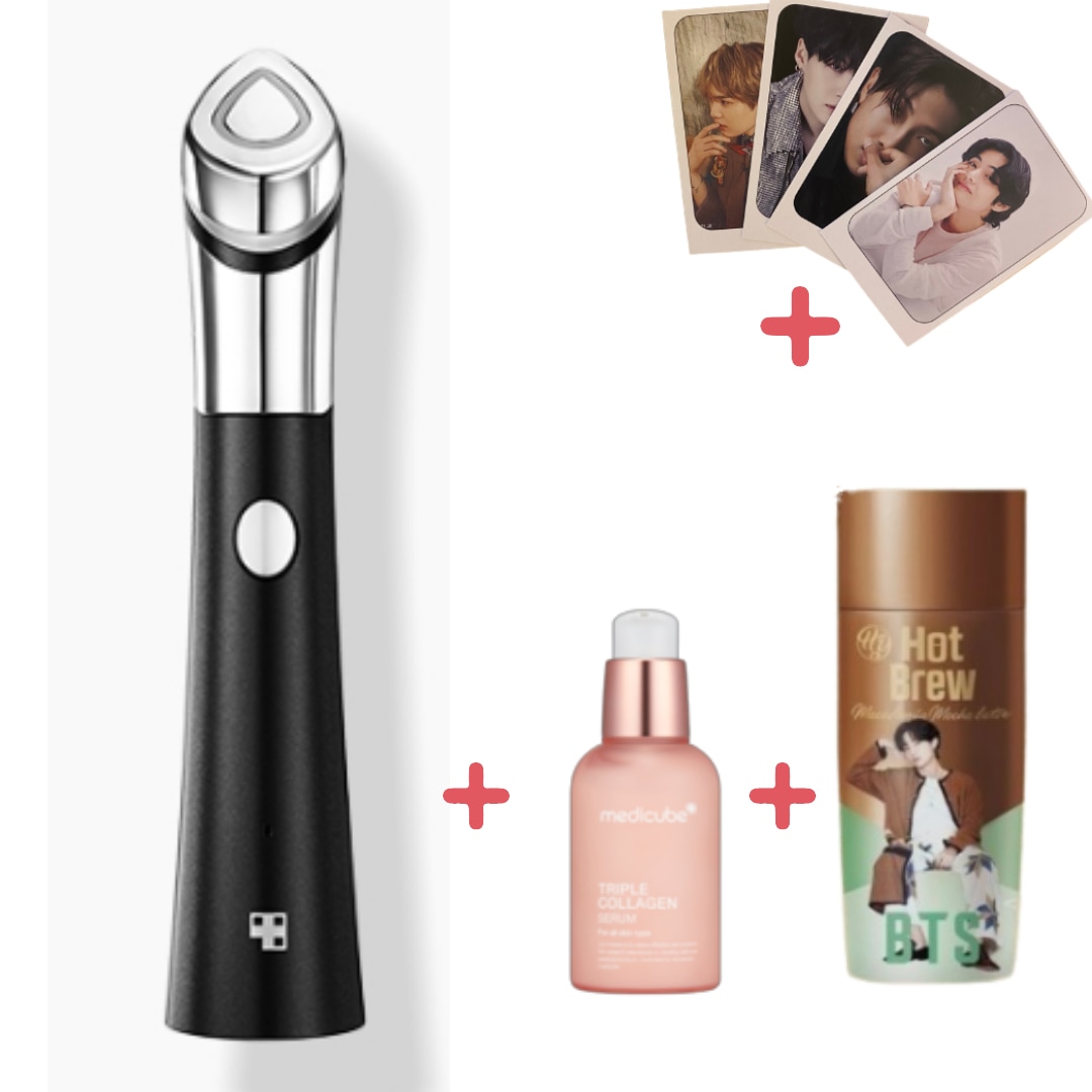高評価のクリスマスプレゼント NEW!! EMS美顔器AGE-R ブースターヒーラーboo ster healer(BTSフォトカード2枚贈呈) 美顔器・美容器