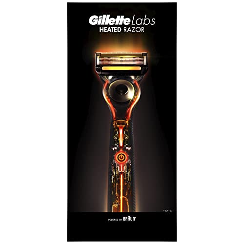 Gillette Labs ヒーテッドレーザー 髭剃り カミソリ 男性 3個アソート