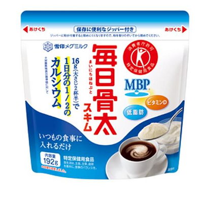 他サイト： 雪印メグミルク 毎日骨太 スキム トクホ 192gの商品画像