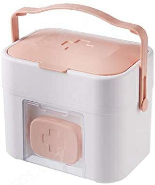 薬箱/ポータブル救急箱収納箱/家族緊急キット収納箱