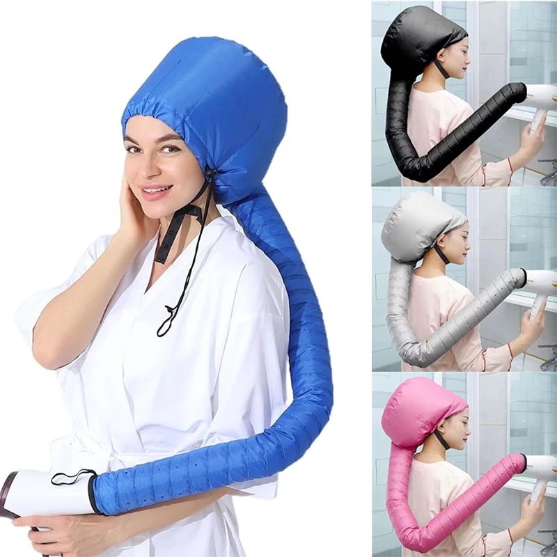【1つ買うと10つ無料】ポータブルドライヤーヘアキャップ 手が疲れない 長時間対応 ドライヤーキャップ 美容院 時短 カラー多数 ホテル アメニティー