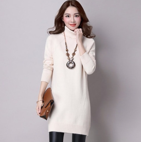 タートルネック ニットワンピース 全5色 ミニ丈 ショート丈 膝丈 袖あり 長袖 リブ タイト スリム 細身 セクシー かわいい 可愛い きれいめ シンプル カジュアル おしゃれ お洒落