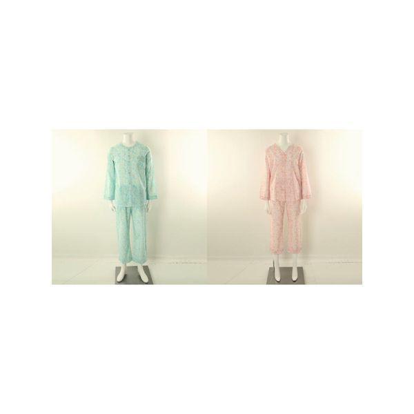 ビーナスイベント プレミアムコットンシルク素材 水彩画捺染 男性 女性 パジャマ 寝巻き SOPA92.._P408559774