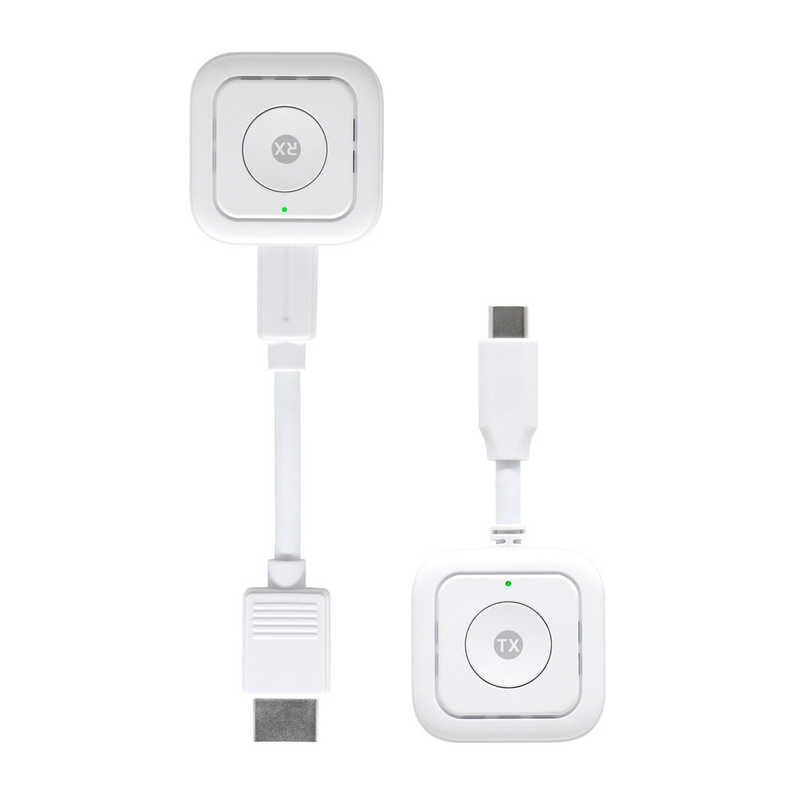 プリンストン　ワイヤレスHDMI送受信機セット(USB-C用) SP Cast Pocket Mini (ワイヤレスUSB-C to HDMI) ホワイト　SC-POCKETMINI-C1R1