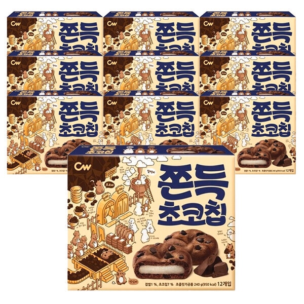 チョンウ もちチョコチップ 240g 10個