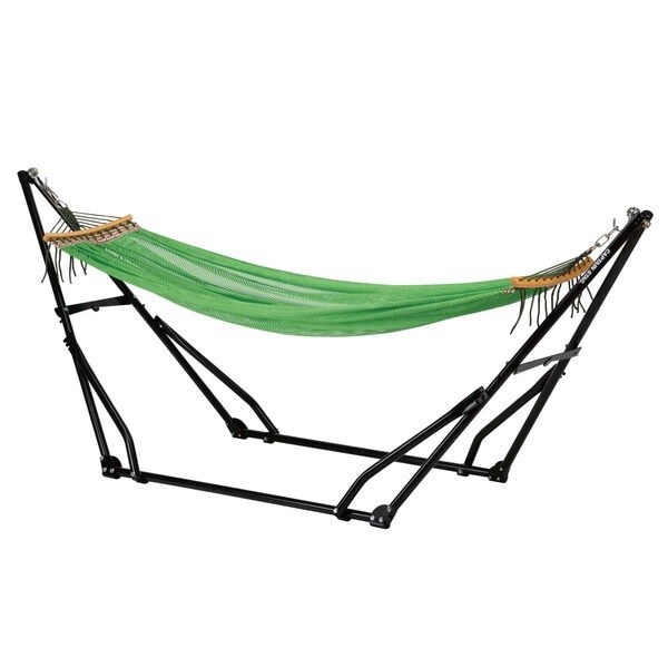 UD-2019 スチールポール 3WAYハンモックセット(グリーン・ブルー)