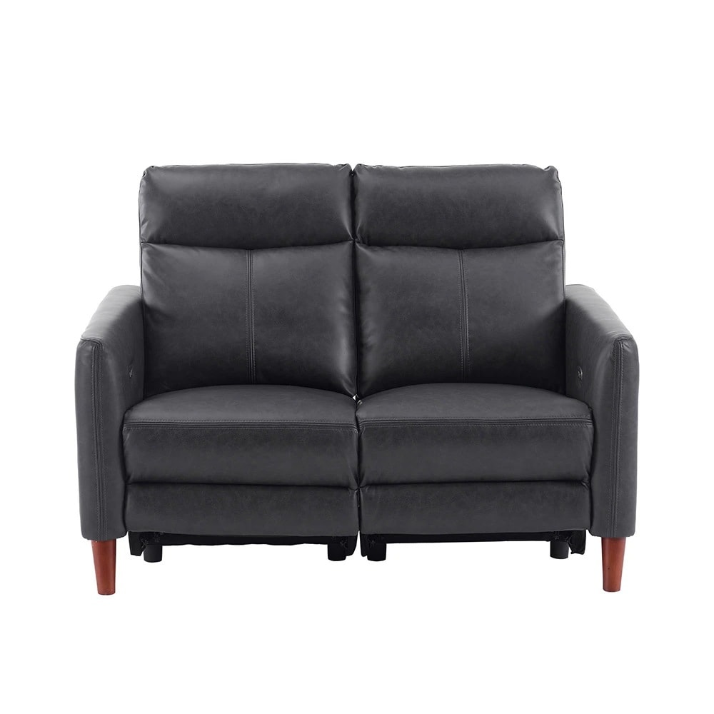 【国内即日発送】【ゼロウォール】二人掛けソファ 電動 リクライニング USB+Type-C充電口付き 156 リクライニングソファ 2人掛け オットマン一体型 電動ソファ 耐圧分散 リクライニングチェ