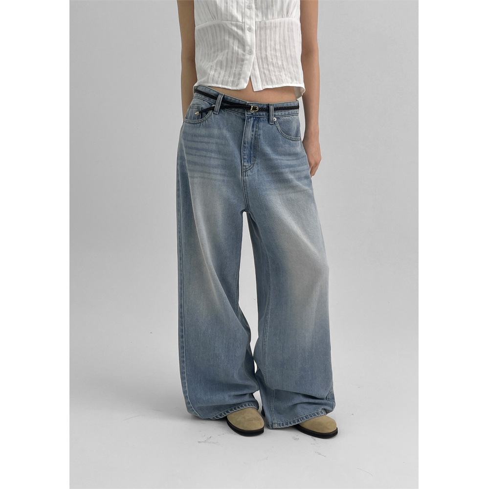 ブラックアップ [MADE] ノエラ ポケット オーバーフィット デニムパンツ