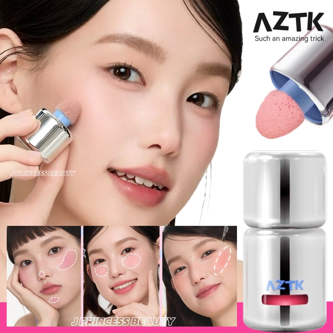 Qoo10] AZTK 【NEWカラー発売】リキッドチーク チー : ポイント