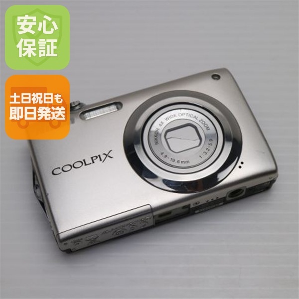 超美品 COOLPIX S3000 ピュアシルバー Nikon デジカメ 101