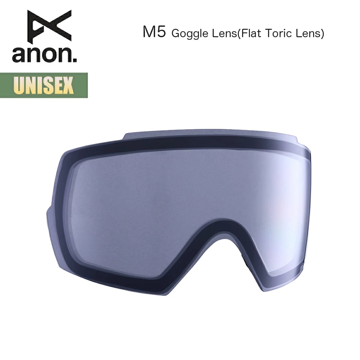 アノン スノーゴーグル レンズ 25-26 Anon M5 Goggle Lens Flat Toric Lens W26JP-239311 フラットトーリックレンズ Clear レンズのみ