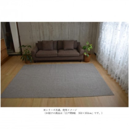 Axia アクシア ループパイルカーペット 防ダニ・抗菌・床暖対応 Mocha モカ 江戸間8帖 352×352