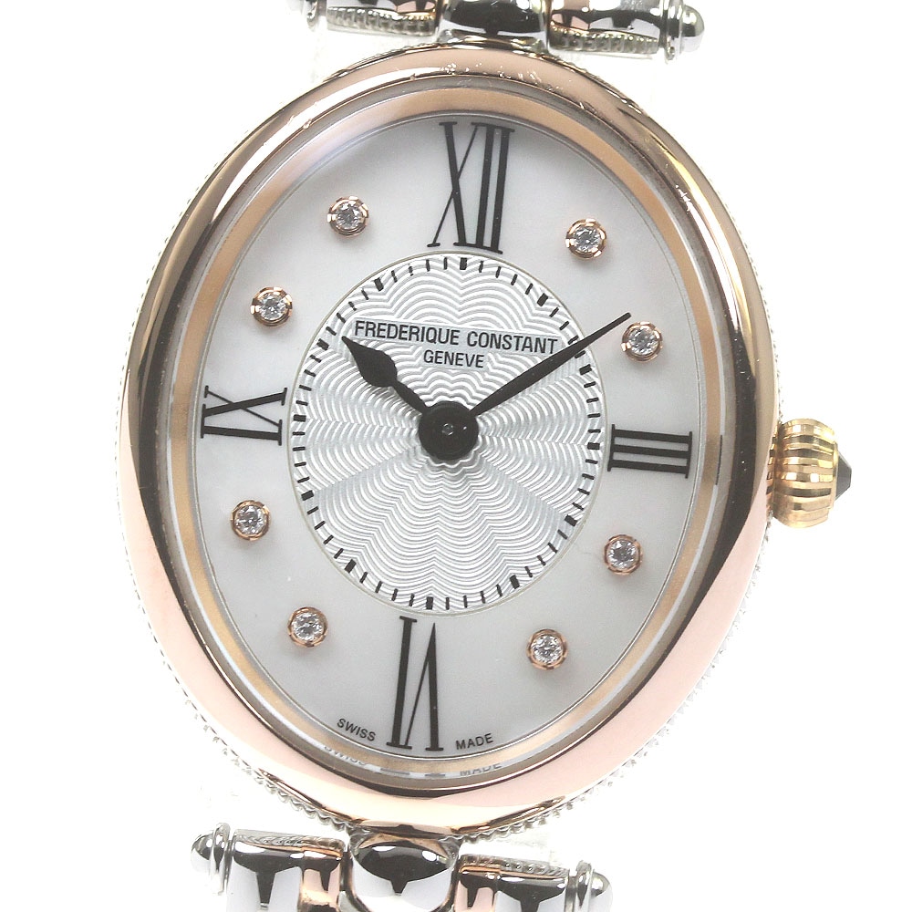 フレデリック・コンスタント FREDERIQUE CONSTANT FC200RMPW2V2B クラシック アールデコ クォーツ レディース・保証書付き_844163【中古】