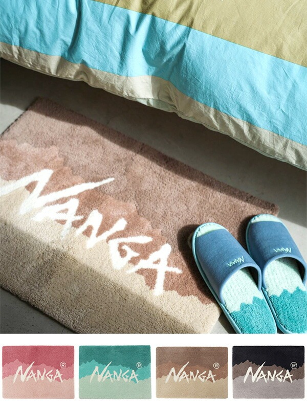 NANGA ナンガ ラグ 洗える キッチンマット 玄関マット NANGA RIDGELINE GRADATION RUG リッジライン グラデーション ラグ 稜線 インテリア 13,200円