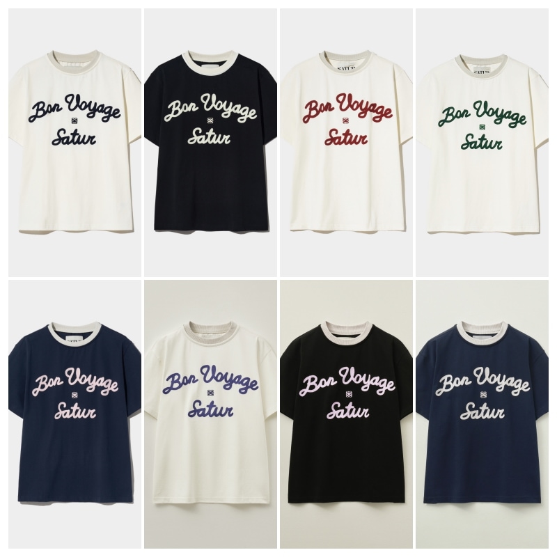 【SATUR】 SATUR LOGO VOYAGE T-SHIRT : 8COLORS 8,136円