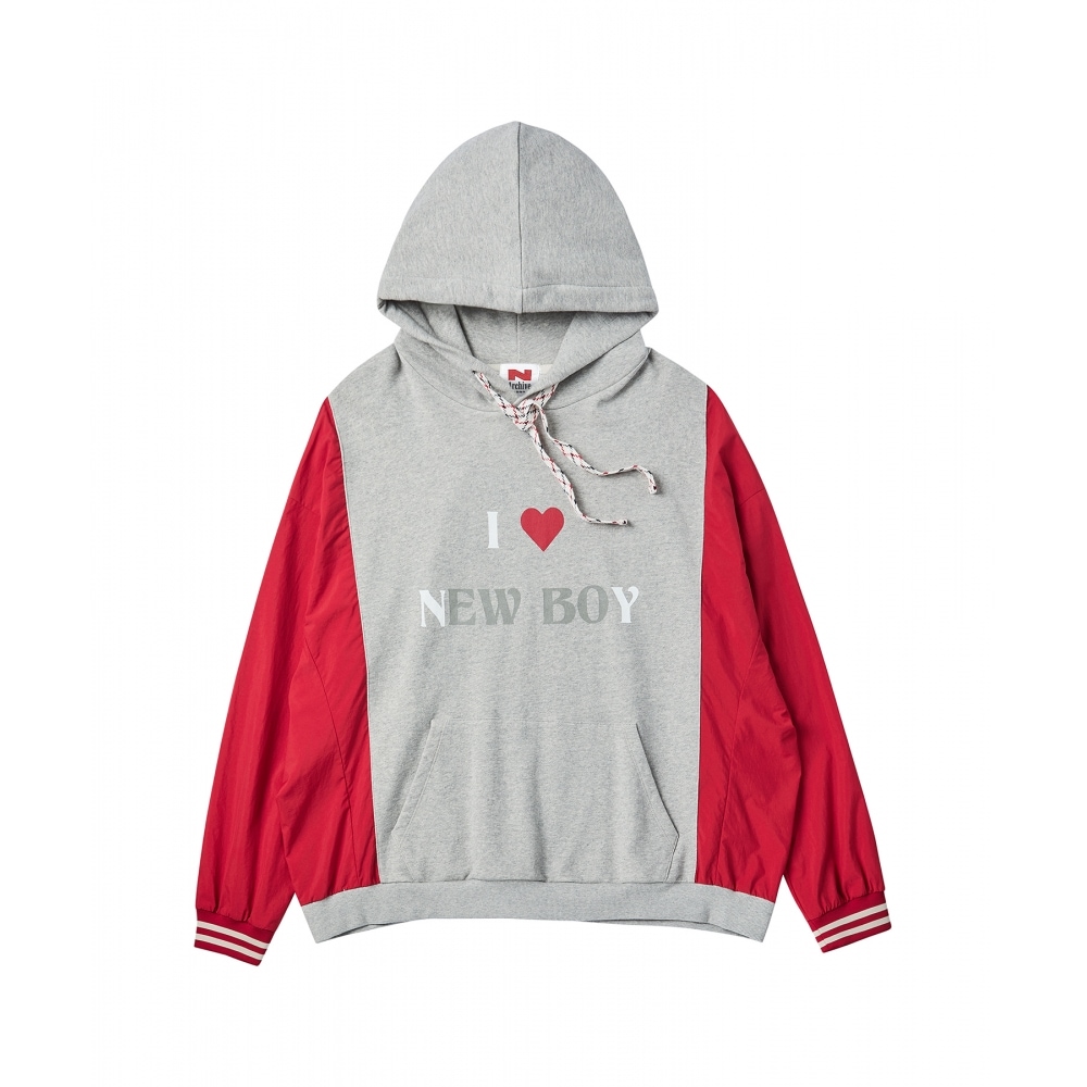 BEYOND CLOSET [COLLECTION LINE]ニューボーイトランスフォーメーションオーバーフィットフードTシャツグレー 11,916円