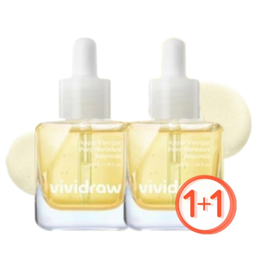 [ヒョクpick/ 企画セット1+1] アップル ビニガー フォア シュリンキー アンプル 40ml+40ml/毛穴ケア/ タイトーニング/ ブラックヘッド/ 保湿/ 韓国コスメ