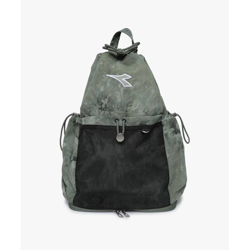 ディアドラ diadora ナイロン ウォッシュ加工 バックパック GREEN D534G08GND 401649