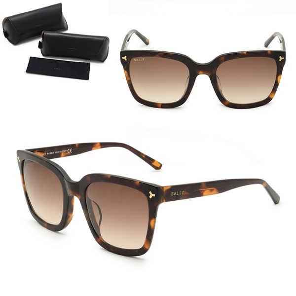 サングラス BY0034-H/S 52F 53 サングラス アジアンフィット UVカット レディース ハバナ ブラウングラデーション