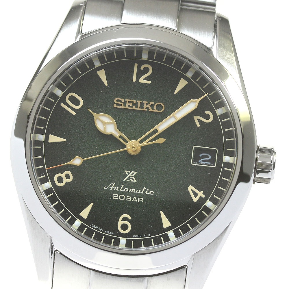 セイコー SEIKO SBDC115 プロスペックス アルピニスト デイト 自動巻き メンズ 箱・保証書付き_840607【中古】