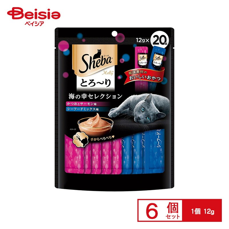 キャットフード マースジャパンリミテッド シーバとろ～りメルティ海の幸セレクション12g ×6個 5,345円