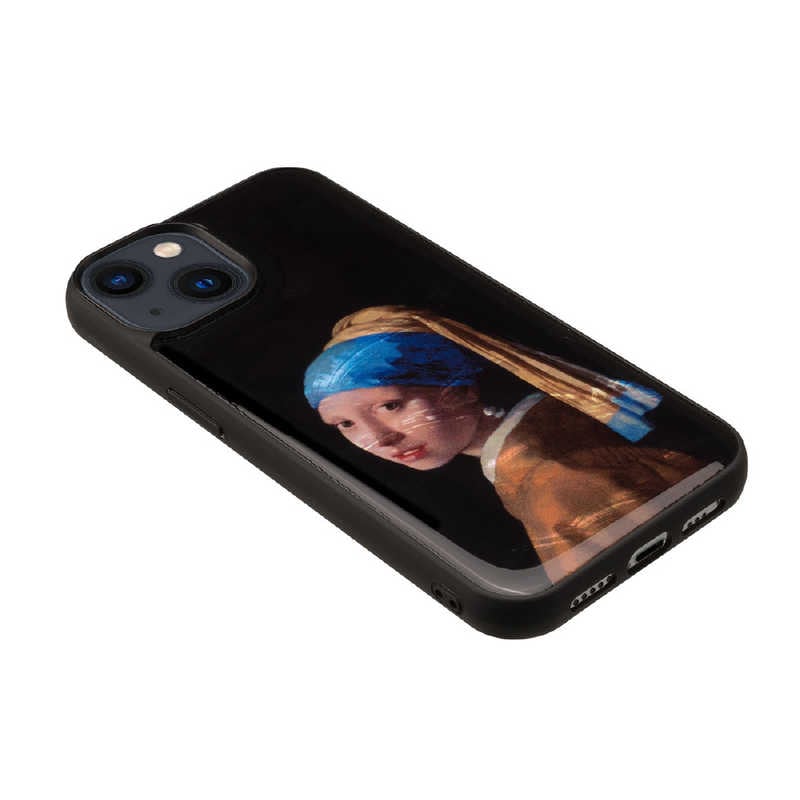 ROA　iPhone 15(6.1インチ) 天然貝ケース ikins 真珠の耳飾りの少女　I25463i15