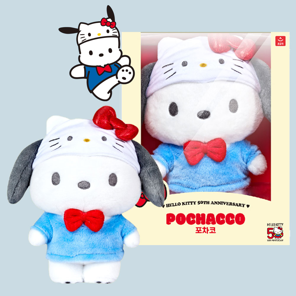 サンリオハローキティ50周年ポチャコキャラクター人形幼児子供愛着人形ギフト