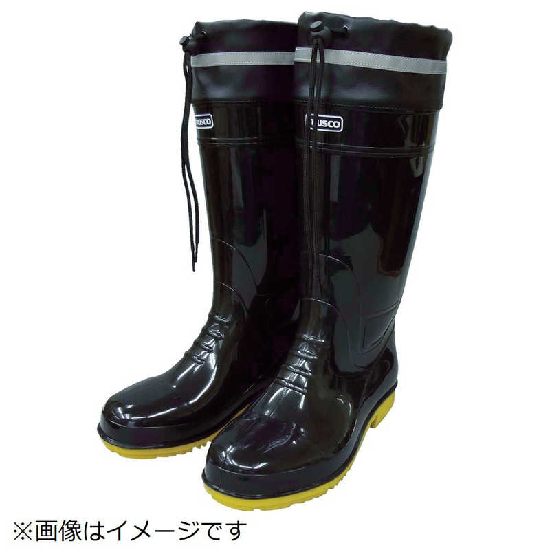 トラスコ中山　TRUSCO 耐油安全ブーツ フード付 LL 黒　TSBF-LL-BK