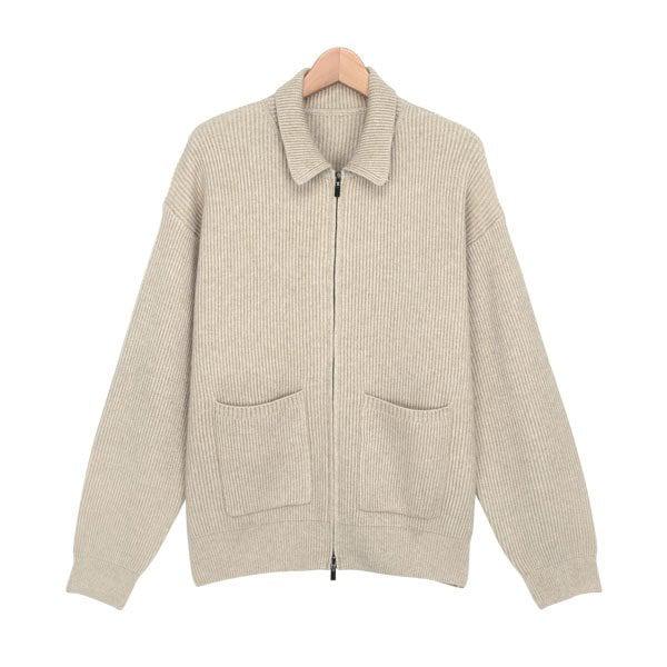 ジップアップ SXR007 5COLOR ニットアウター メンズファッション